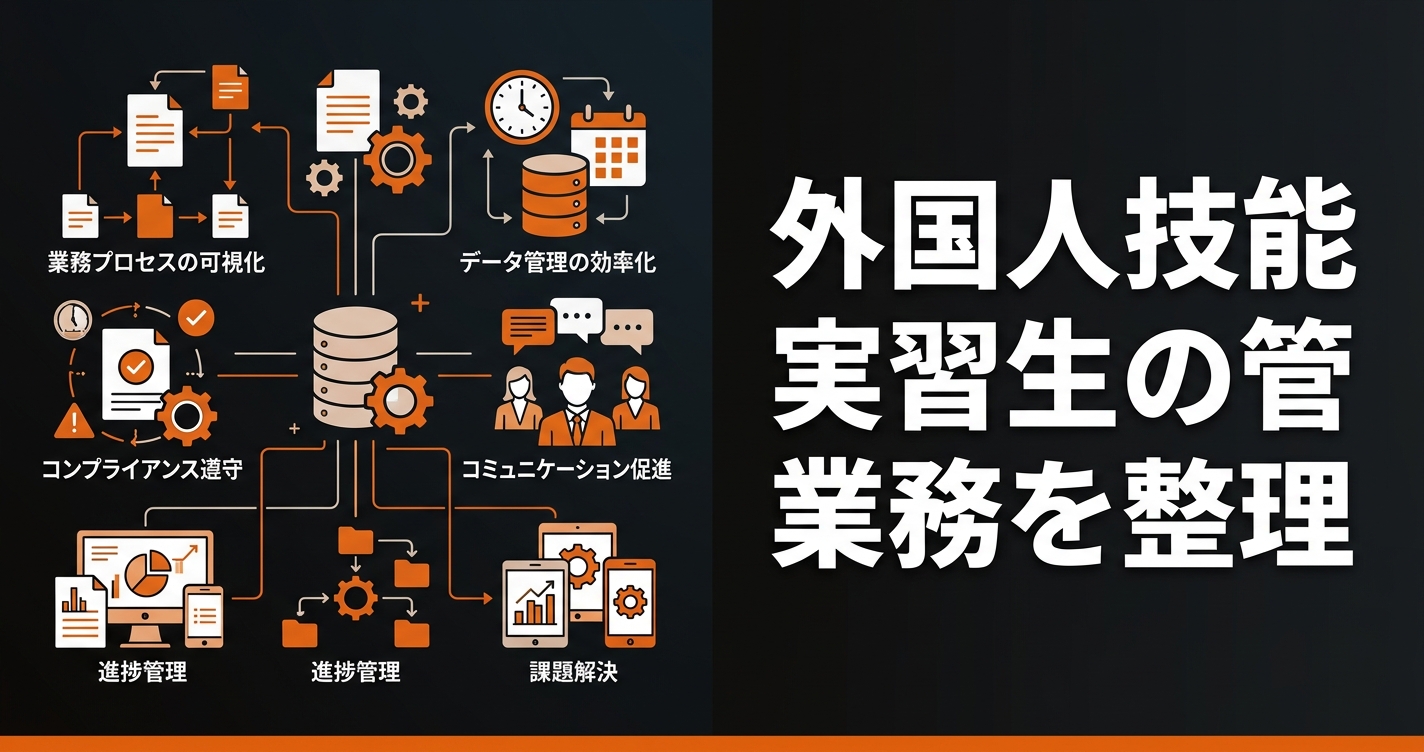 外国人技能実習生の管理業務を整理｜監理団体×受入企業の役割マトリクス