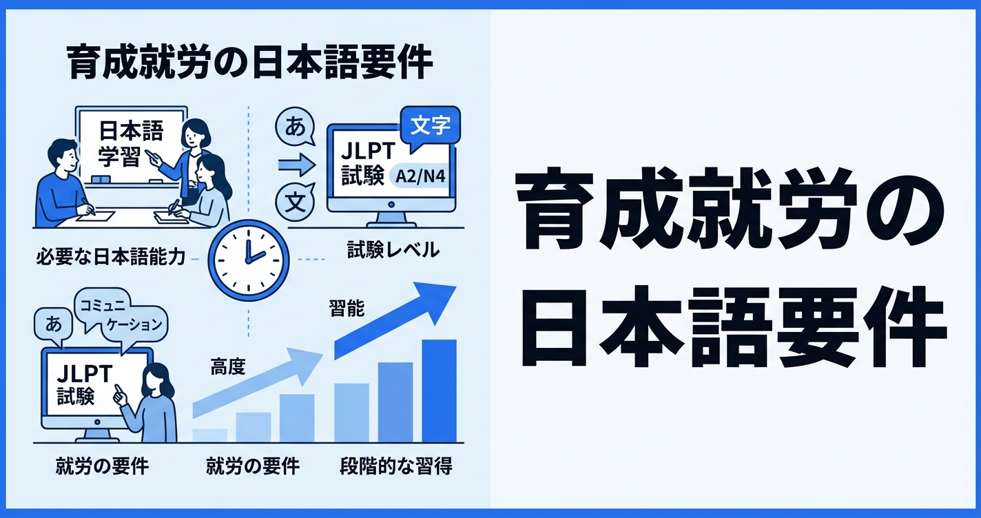 育成就労の日本語要件｜N5・N4の基準と監理支援機関の日本語教育支援体制