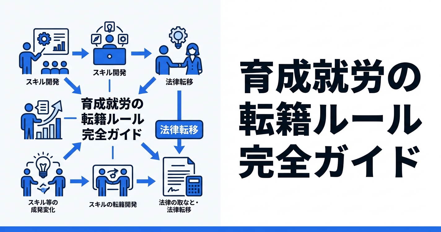 育成就労の転籍ルール完全ガイド｜条件・手続き・監理支援機関が備えるべき対策