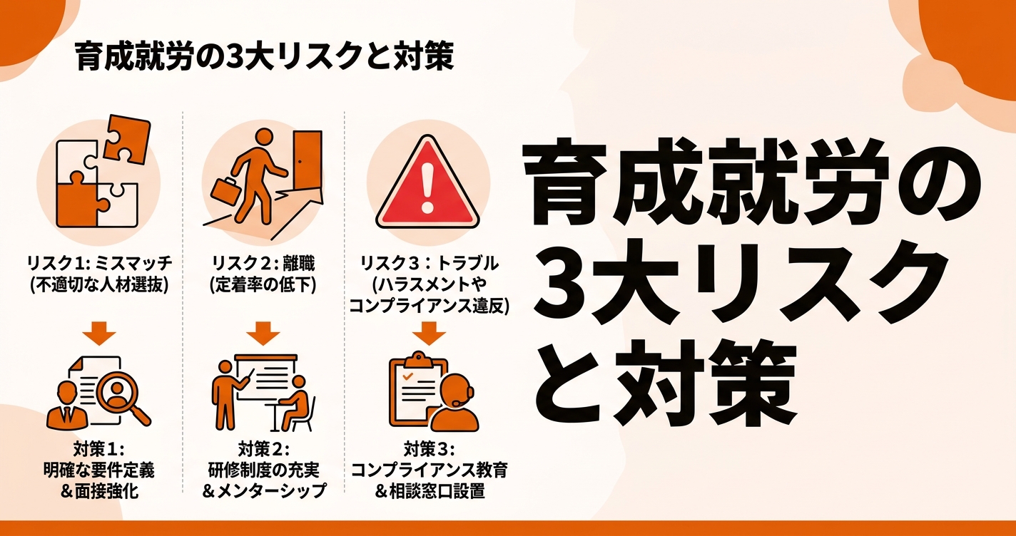 受入企業が知るべき育成就労の3大リスクと対策