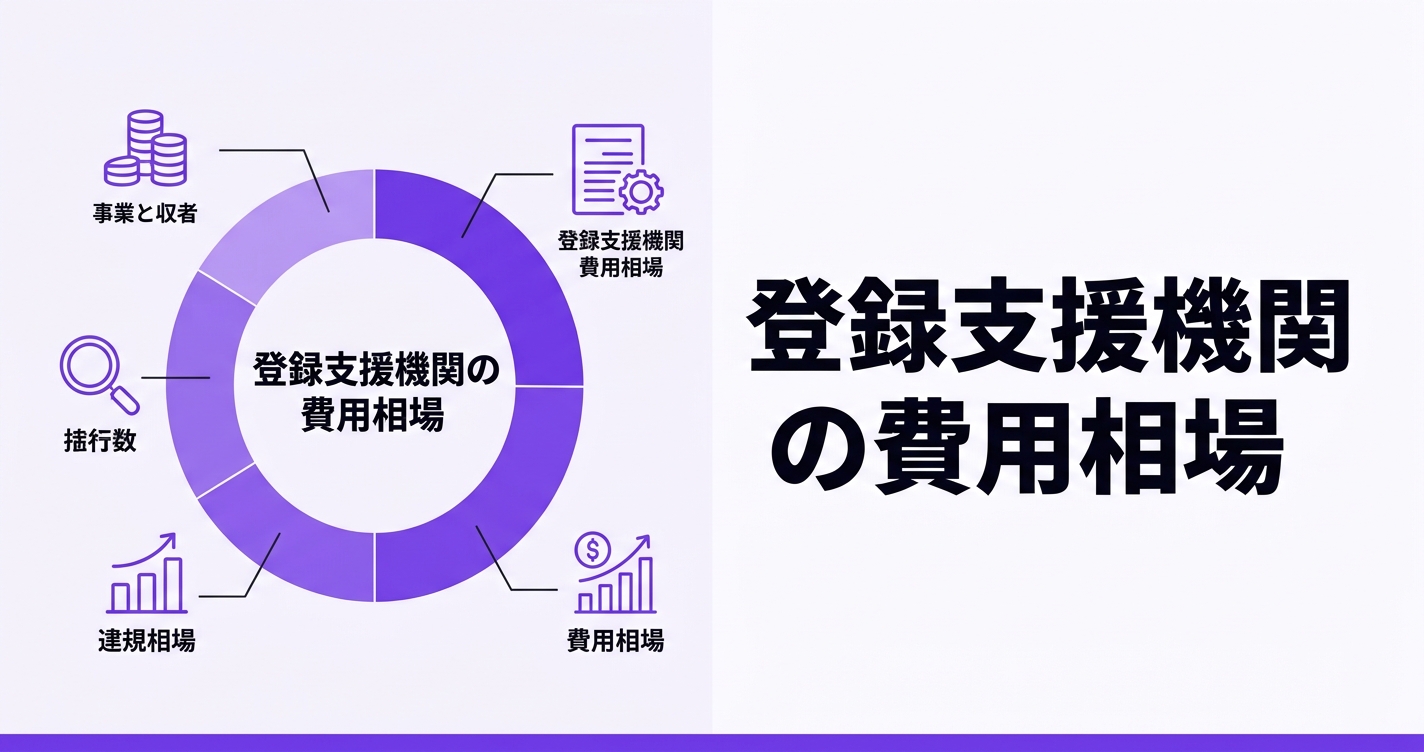 登録支援機関の費用相場｜支援委託費の内訳・月額・適正価格を徹底比較