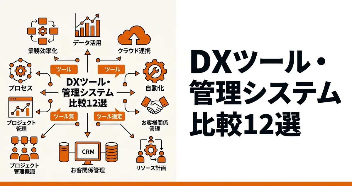 監理団体のDXツール・管理システム比較12選【2026年最新】